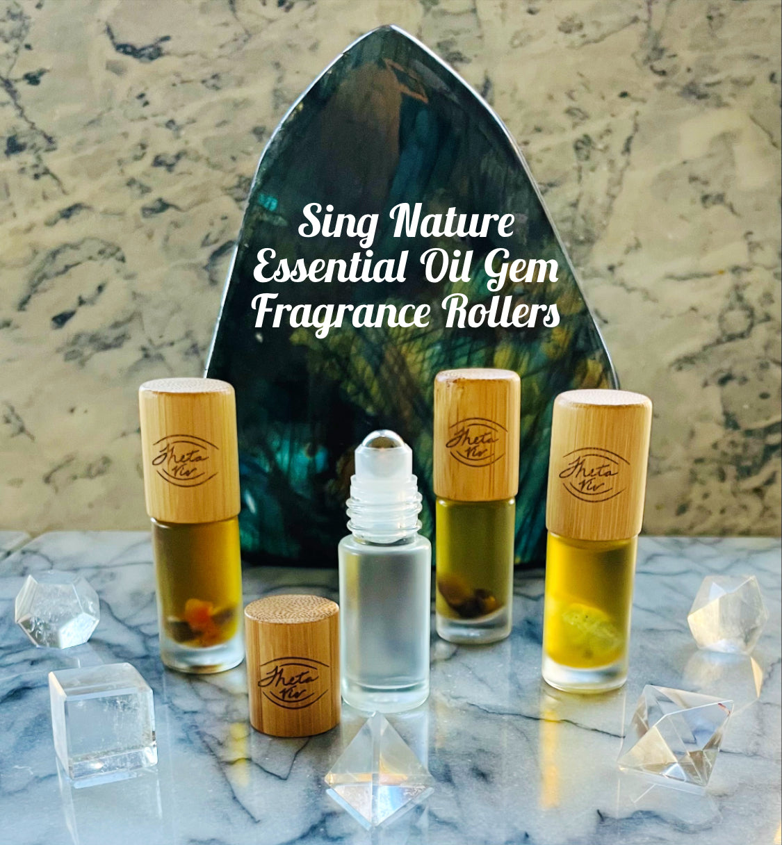 Sing-Nature Essential Oil Gem Fragrance Rollers